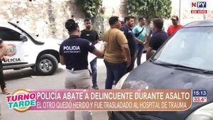 Policías abatieron a un asaltante de moto Bolt en zona de Pelopincho