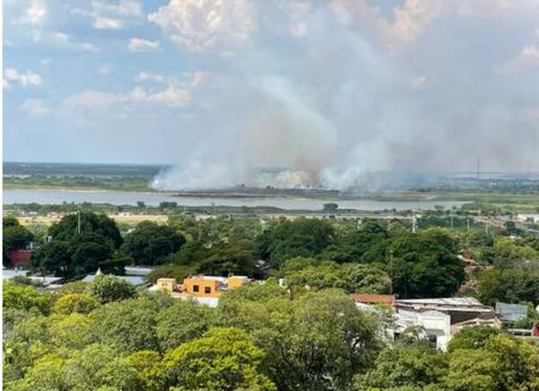 Fiscalía investiga incendio en el banco San Miguel