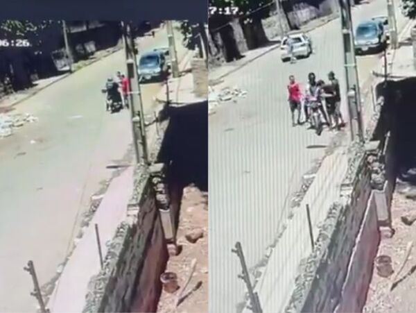 (VIDEO). Pendex asaltó en la Chaca a dos motobolt upéi fue abatido