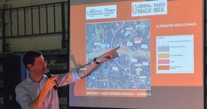 MOPC presenta solución vial para el cruce Pedrozo en Ypacaraí