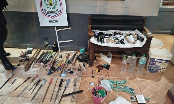 Tras gresca fatal, requisan armas, celulares y bebidas en el penal de Ciudad del Este – Diario TNPRESS