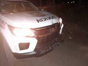 Tentativa de robo y persecución termina en choque de patrullera en Encarnación