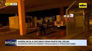 Video: Avería en transformador deja a oscuras parte del INCAN - ABC Noticias - ABC Color