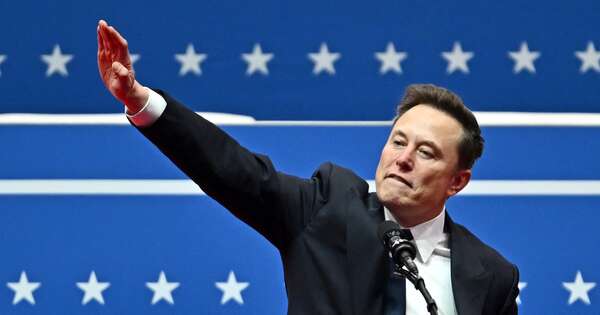 La Nación / Polémica por saludo de Musk tras investidura de Trump