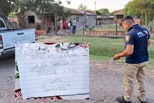 Atacan a tiros la casa de una policía y dejan nota amenazante