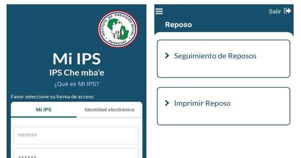 La Nación / Actualizan función para reposos en app de IPS para celulares