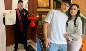 [VIDEO] Zuni Castiñeira chocha de la vida por el gran logro de su “pequeño” Giorgios!