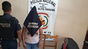 Detienen a trabajadora doméstica por hurto de G. 56 millones en CDE