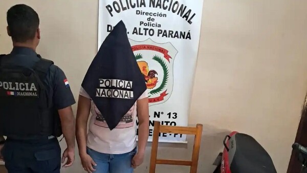 Detienen a trabajadora doméstica por hurto de G. 56 millones en CDE