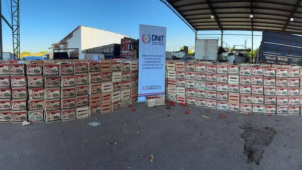 15 toneladas de cebolla y tomate caen en operativo anticontrabando en zona del Abasto