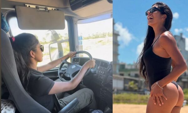 (VIDEO) La modelo camionera: “A veces princesa, hoy gallo de pelea”