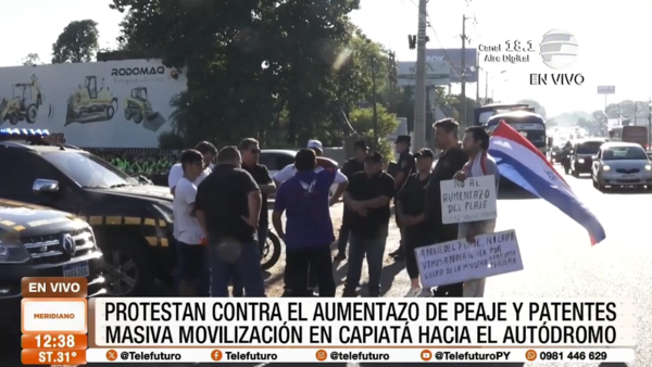 Más protestas contra el aumentazo del peaje y patentes