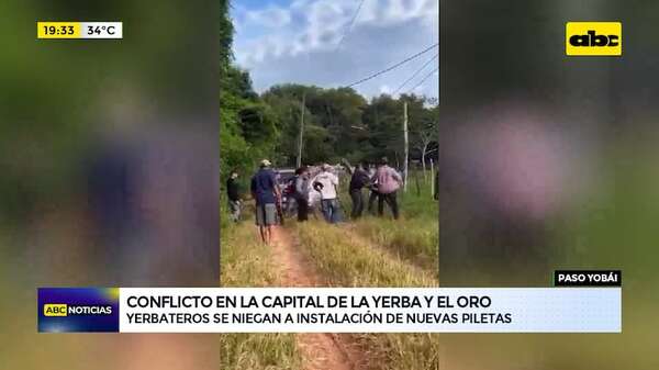 Conflicto en Paso Yobái: yerbateros acusan a mineros de contaminación - ABC Noticias - ABC Color