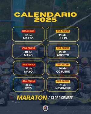 Karting Nacional 2025: Calendario aprobado - ABC Motor 360 - ABC Color