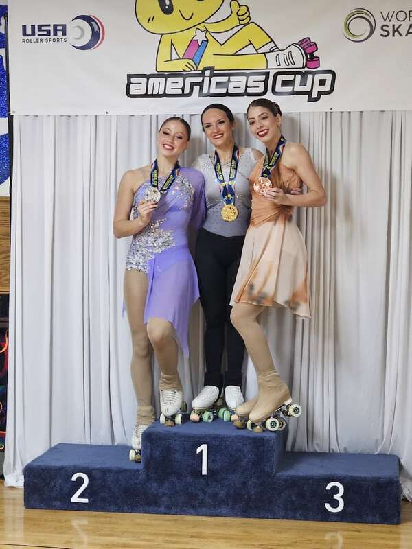 Patinaje artístico: Laila Ozuna, bronce en Orlando - Polideportivo - ABC Color
