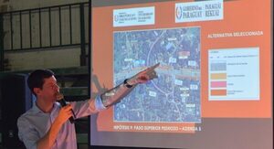 MOPC presenta solución vial para el cruce Pedrozo en Ypacaraí