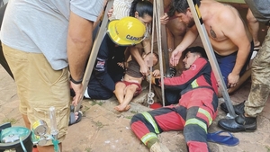 Bebé cayó en pozo de 25 metros: “Gracias a Dios, salió con vida”