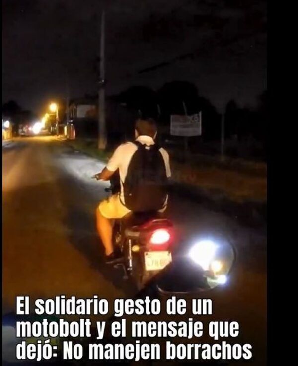 (Video) Ma’ena: Ka’ugui no podía andar y moto Bolt le ayudó y acompañó hasta su casa