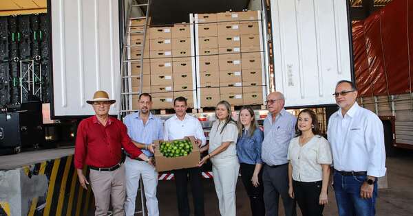 La Nación / Parte primera carga de 26 toneladas de limón tahití a Argentina