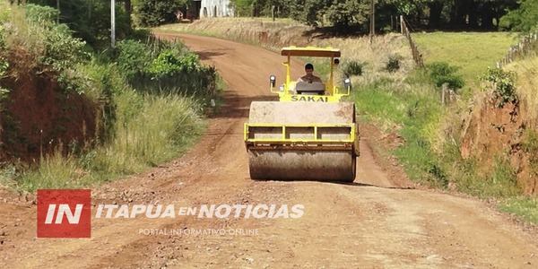 CONTINÚAN LOS TRABAJOS DE MEJORA EN LA RUTA 14 "ALBORADA II" EN NUEVA ALBORADA - Itapúa Noticias