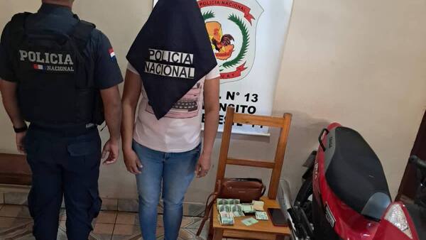 Empleada robó G. 56 millones a su patrón y se compró para su moto nuevita