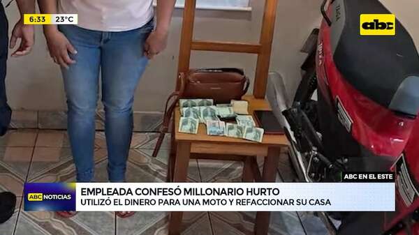 Video: Empleada doméstica confesó millonario hurto - ABC TV - ABC Color