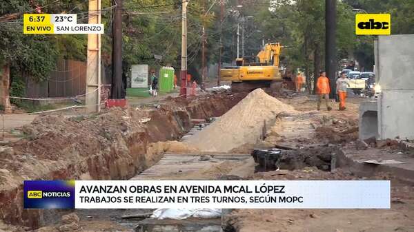 Video: Avanzan obras en Mariscal López - ABC Noticias - ABC Color