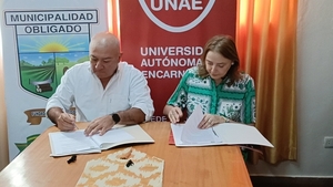 UNAE y la Municipalidad de Obligado firman acuerdo de cooperación para promover el Desarrollo Educativo y Social