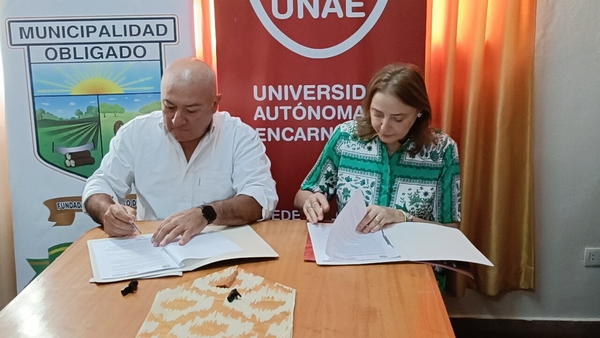 UNAE y la Municipalidad de Obligado firman acuerdo de cooperación para promover el Desarrollo Educativo y Social