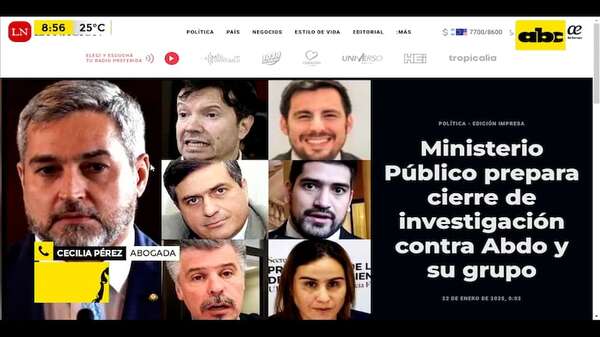 ¿Fiscalía cerrará caso contra Abdo y exfuncionarios?: abogada señala la irregularidades de la causa - ABC Noticias - ABC Color