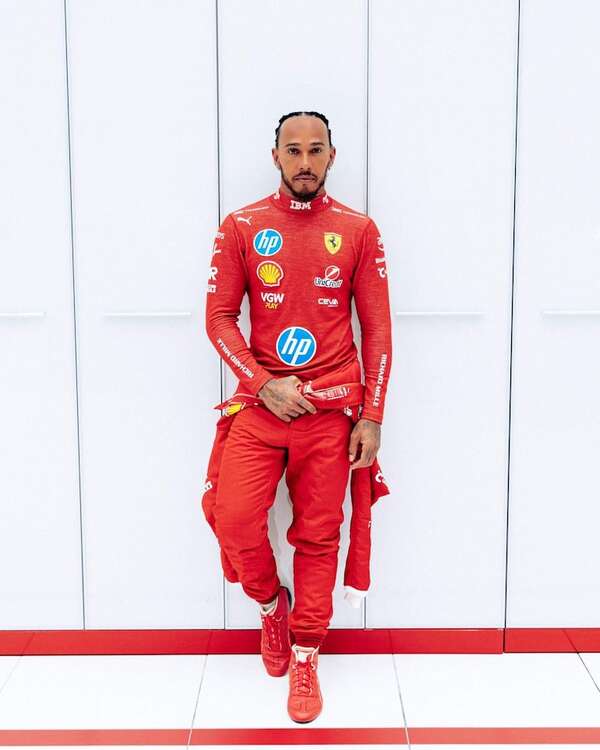 Lewis Hamilton, emocionado tras llegar a Ferrari: “No podría estar más feliz” - Gente - ABC Color