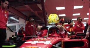 Versus / Hamilton completa sus primeras vueltas como piloto de Ferrari