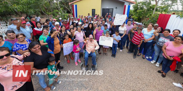 GOBIERNO ENTREGÓ 55 VIVIENDAS A FAMILIAS EN SITUACIÓN DE VULNERABILIDAD DE ITAPÚA - Itapúa Noticias