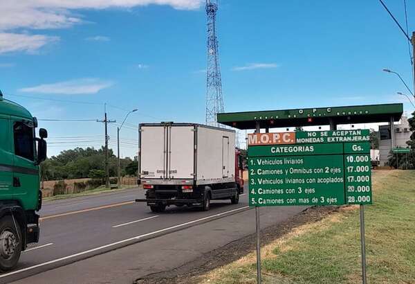 Diputado cartista defiende instalación de peaje cada 100 km: este es su argumento - Política - ABC Color