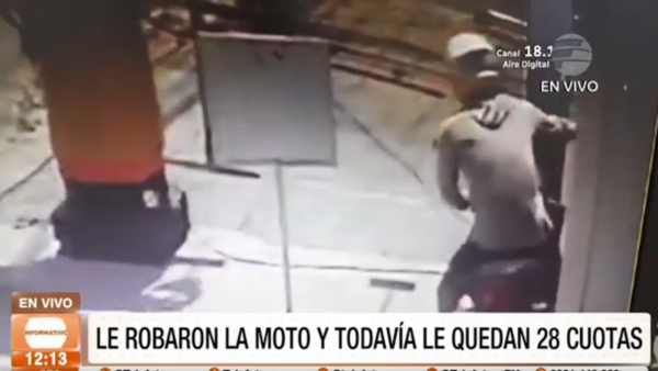 ¡Le robaron la moto y todavía le quedan 28 cuotas!