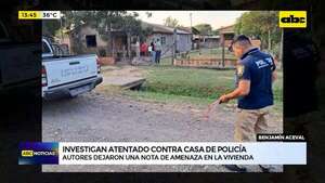 Atentado contra casa de policía: investigan si uniformados incurrieron en hecho irregular - ABC Noticias - ABC Color