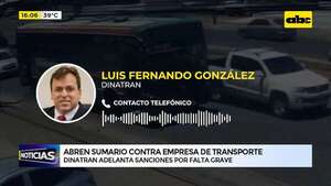 Muerte de mujer al caer de bus: Dinatran abre sumario, pero VMT “no puede hacer nada” - ABC Noticias - ABC Color