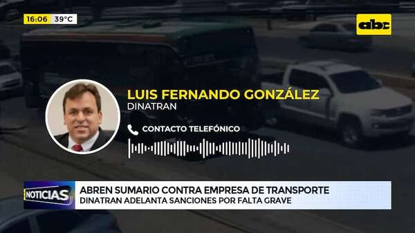 Muerte de mujer al caer de bus: Dinatran abre sumario, pero VMT “no puede hacer nada” - ABC Noticias - ABC Color