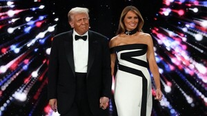 La alta costura predominó en el baile inaugural en EEUU