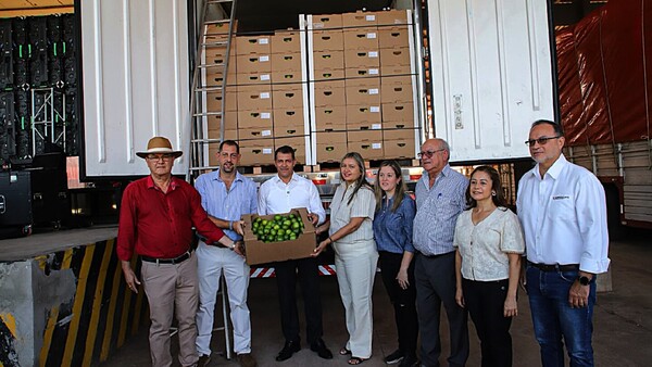 Envían 26.000 kilos de limón tahití al mercado argentino