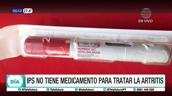 IPS no tiene medicamentos para pacientes con artritis