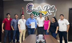 Municipalidad de Santa Rita firma convenio con instituto para otorgar becas a jóvenes