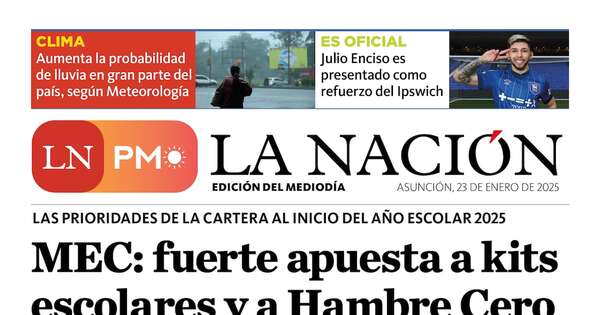 La Nación / LN PM: edición mediodía del 23 de enero