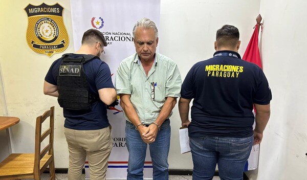 Captura internacional: La Senad logró la aprehensión de un peligroso criminal brasileño