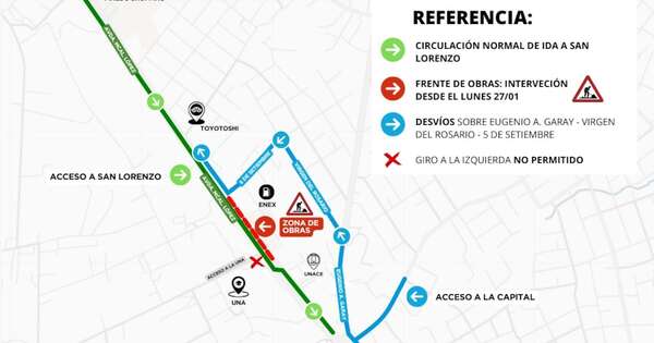 Diario HOY | Atención: abrirán nuevo frente de obras sobre Mariscal López