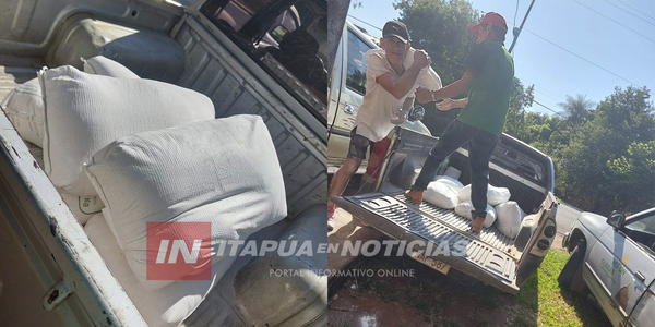 MUNICIPALIDAD DE TRINIDAD ENTREGA CORRECTIVO AGRÍCOLA A PEQUEÑOS PRODUCTORES - Itapúa Noticias