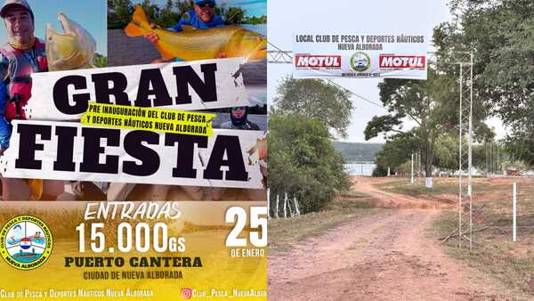 Gran Fiesta y Premiación marcarán la Pre-inauguración del Club de Pesca y Deportes Náuticos Nueva Alborada