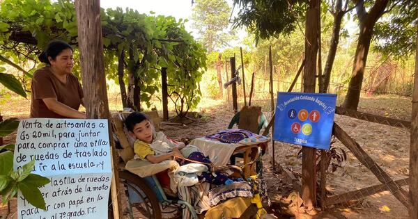 La Nación / Niño necesita silla de ruedas especial para ir a la escuela en Itapúa