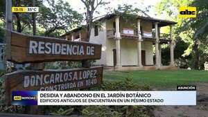 Jardín Botánico abandonado: antiguos edificios están en pésimo estado - ABC Noticias - ABC Color