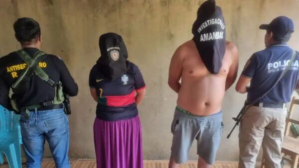 Detención de Una Pareja por Secuestro Exprés en Capitán Bado